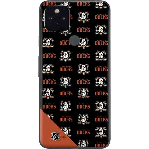 NHL Anaheim Ducks Pattern Google Pixel 4a 5G Skin